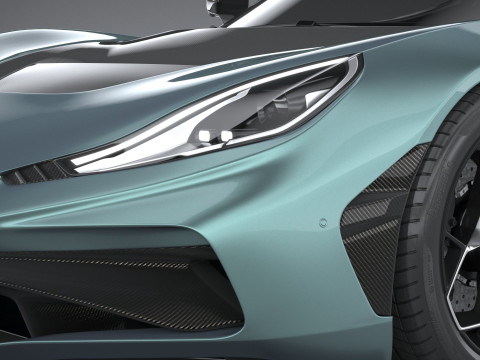Rimac Nevera R 2025 3D-Modell