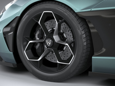 Rimac Nevera R 2025 3D-Modell