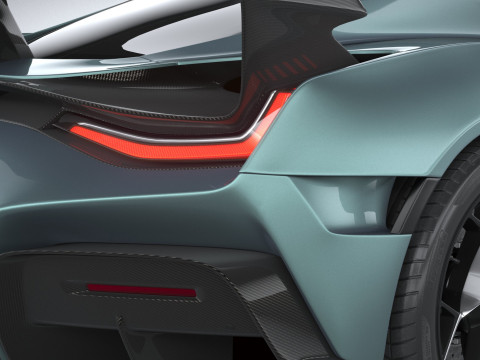 Rimac Nevera R 2025 3D-Modell