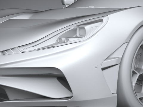 Rimac Nevera R 2025 3D-Modell