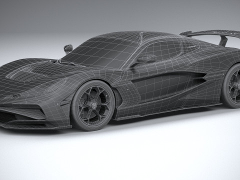 Rimac Nevera R 2025 3D-Modell