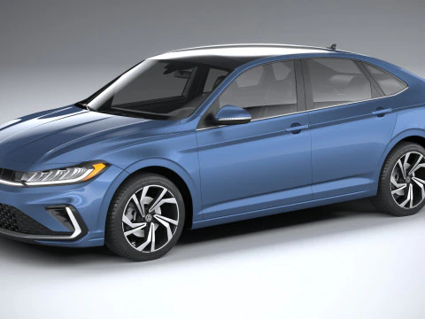 폭스바겐 제타 2025 3D 모델