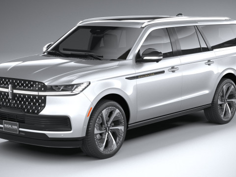 Lincoln Navigator 2025 3D 모델