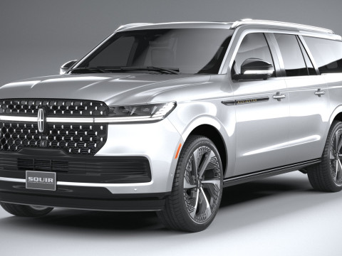 Lincoln Navigator 2025 3D 모델