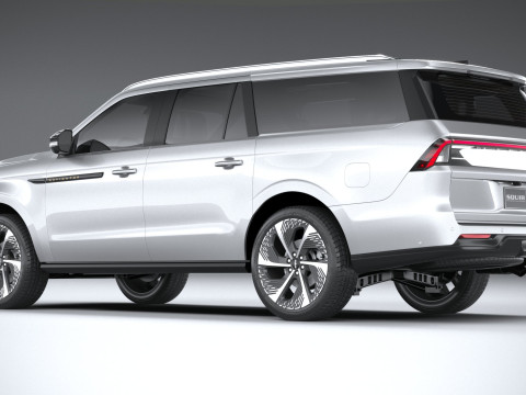 Lincoln Navigator 2025 3D 모델