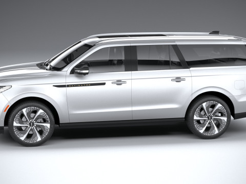 Lincoln Navigator 2025 3D 모델