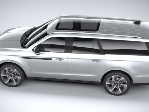 Lincoln Navigator 2025 3D 모델