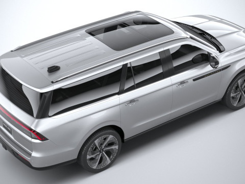 Lincoln Navigator 2025 3D 모델