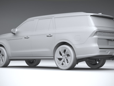 Lincoln Navigator 2025 3D 모델