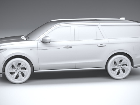Lincoln Navigator 2025 3D 모델