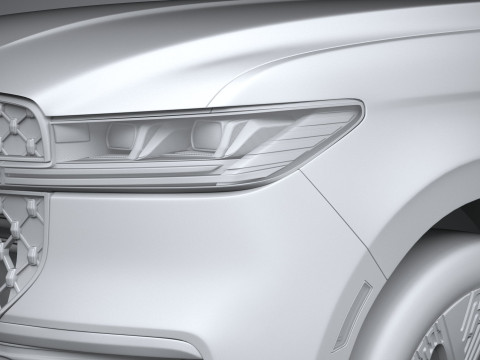 Lincoln Navigator 2025 3D 모델