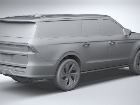 Lincoln Navigator 2025 3D 모델