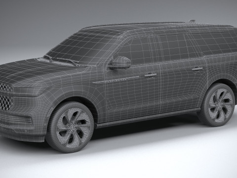 Lincoln Navigator 2025 3D 모델