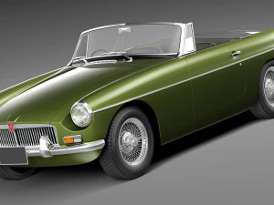 MG MGB 1962-1980 3D Model