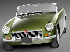 MG MGB 1962-1980 3D Model