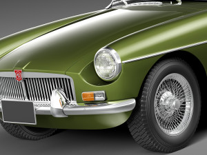 MG MGB 1962-1980 3D Model