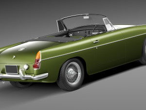 MG MGB 1962-1980 3D Model