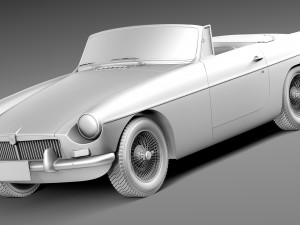 MG MGB 1962-1980 3D Model