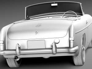 MG MGB 1962-1980 3D Model
