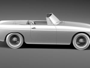 MG MGB 1962-1980 3D Model