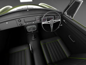 MG MGB 1962-1980 3D Model