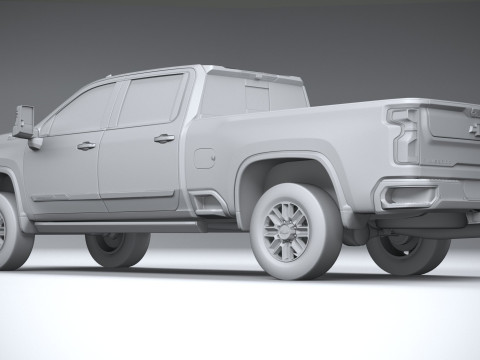 Chevrolet Silverado 2500 HD 2024 3D 모델