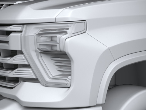 Chevrolet Silverado 2500 HD 2024 3D 모델