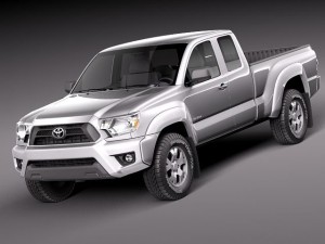 Toyota Tacoma Access Cab 2012 3D Model