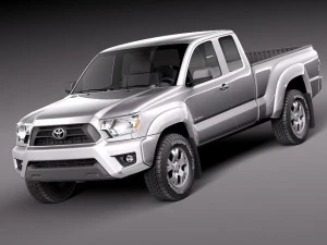 Kabin Akses Toyota Tacoma 2012 Model 3D