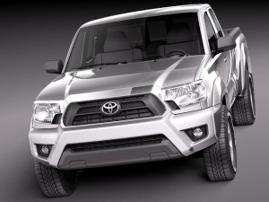 Toyota Tacoma Access Cab 2012 3D Модель