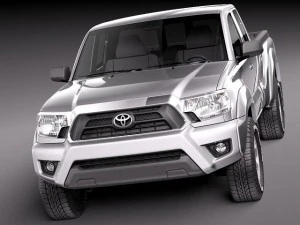 Toyota Tacoma Access Cab 2012 3D Model
