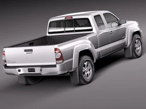 Toyota Tacoma Access Cab 2012 3D Model