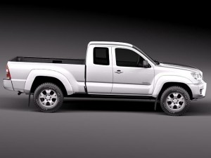 Toyota Tacoma Access Cab 2012 3D Модель