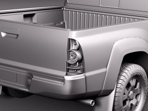 Toyota Tacoma Access Cab 2012 3D Модель