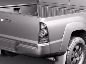 Toyota Tacoma Access Cab 2012 3D Model