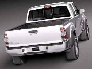 Toyota Tacoma Access Cab 2012 3D Model