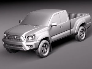 Toyota Tacoma Access Cab 2012 3D Model