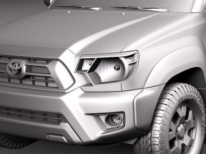 Toyota Tacoma Access Cab 2012 3D Модель