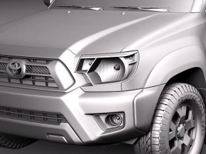 Toyota Tacoma Access Cab 2012 3D Model
