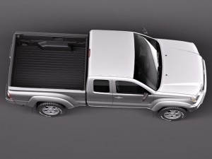 Toyota Tacoma Access Cab 2012 3D Модель
