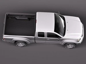 Toyota Tacoma Access Cab 2012 3D Model