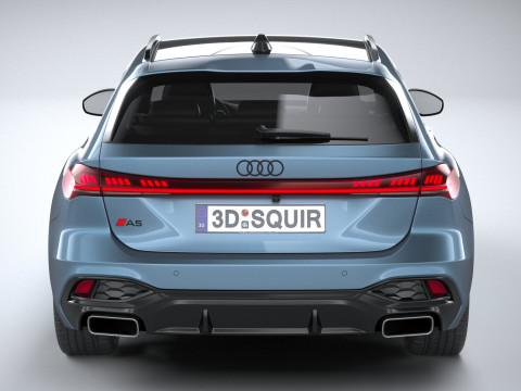 Audi A5 Avant S-line 2025 3D 모델