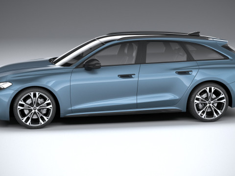 Audi A5 Avant S-line 2025 3D 모델