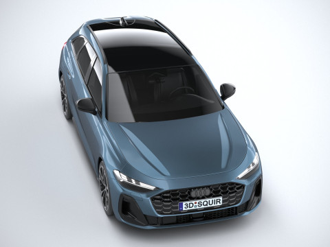 Audi A5 Avant S-line 2025 3D 모델
