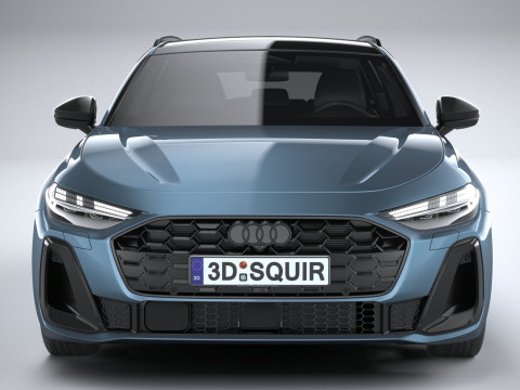 Audi A5 Avant S-line 2025 3D 모델