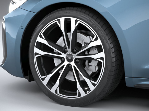 Audi A5 Avant S-line 2025 3D 모델