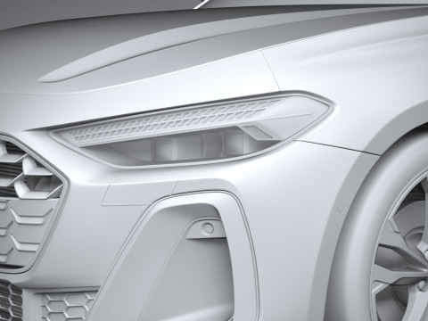 Audi A5 Avant S-line 2025 3D 모델