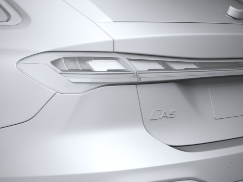 Audi A5 Avant S-line 2025 3D 모델
