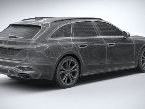 Audi A5 Avant S-line 2025 3D 모델