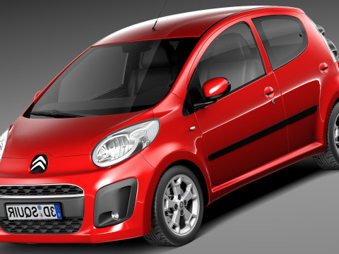 Citroen C1 5-doors 2013 3Dモデル